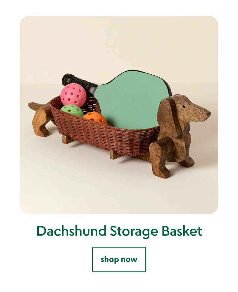 Dachshund Storage Basket