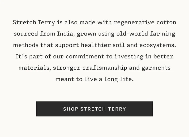 Inside The Stretch Terry Pant