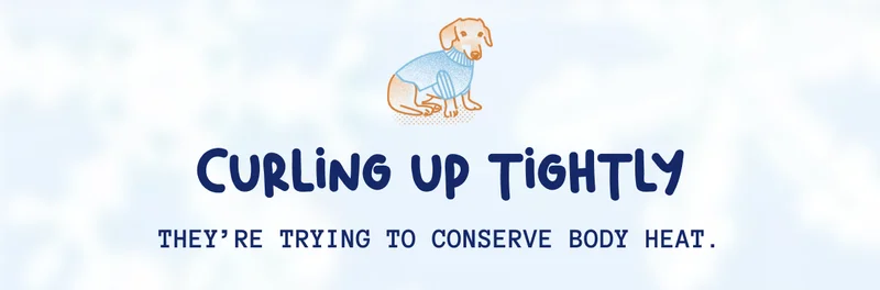 Curling up tightly