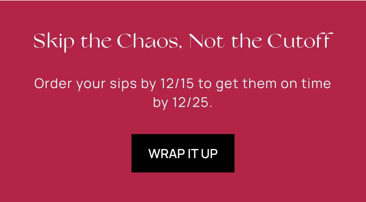 Skip the Chaos, Not the Cutoff | Wrap It Up
