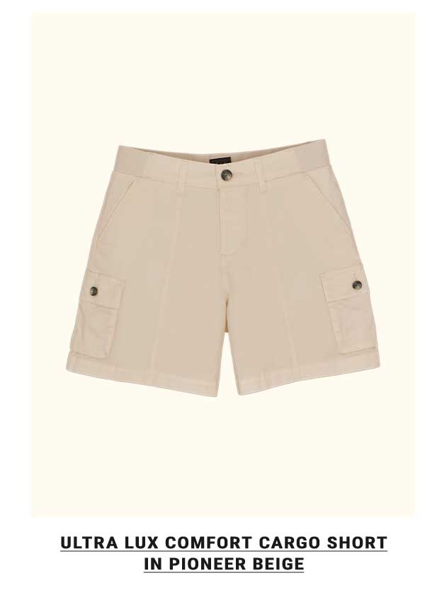 Ultra Lux Comfort Cargo Short In Pioneer Beige