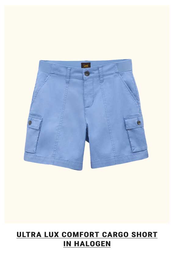 Ultra Lux Comfort Cargo Short In Halogen