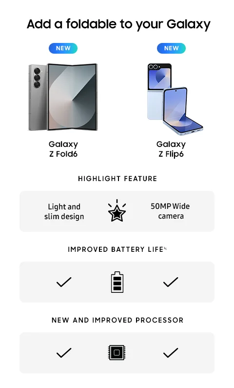 Add a foldable to your Galaxy