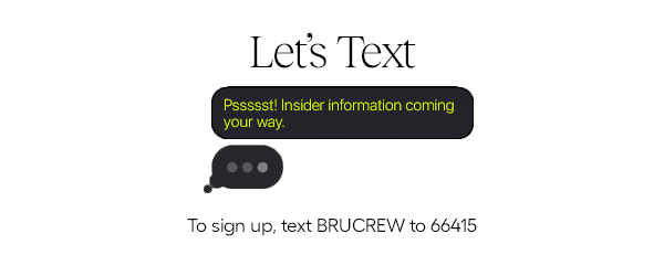 Let's text- Psssst! Insider information coming your way..