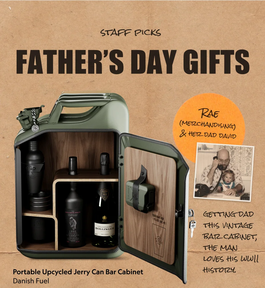 Portable Upcycled Jerry Can Bar Cabinet