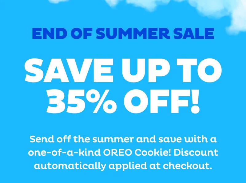 End of Summer Sale: Up to 35% Off OREOiD