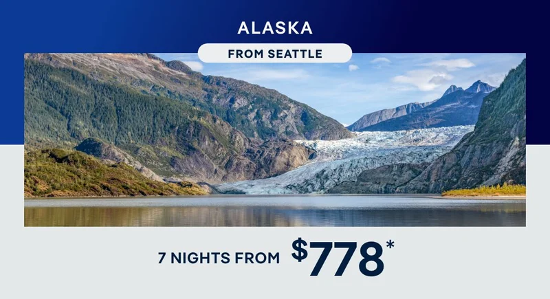 Alaska From Seattle – 7 Nights – Click to View Cruises & Book Now Alaska From Seattle – 7 Nights – Click to View Cruises & Book Now