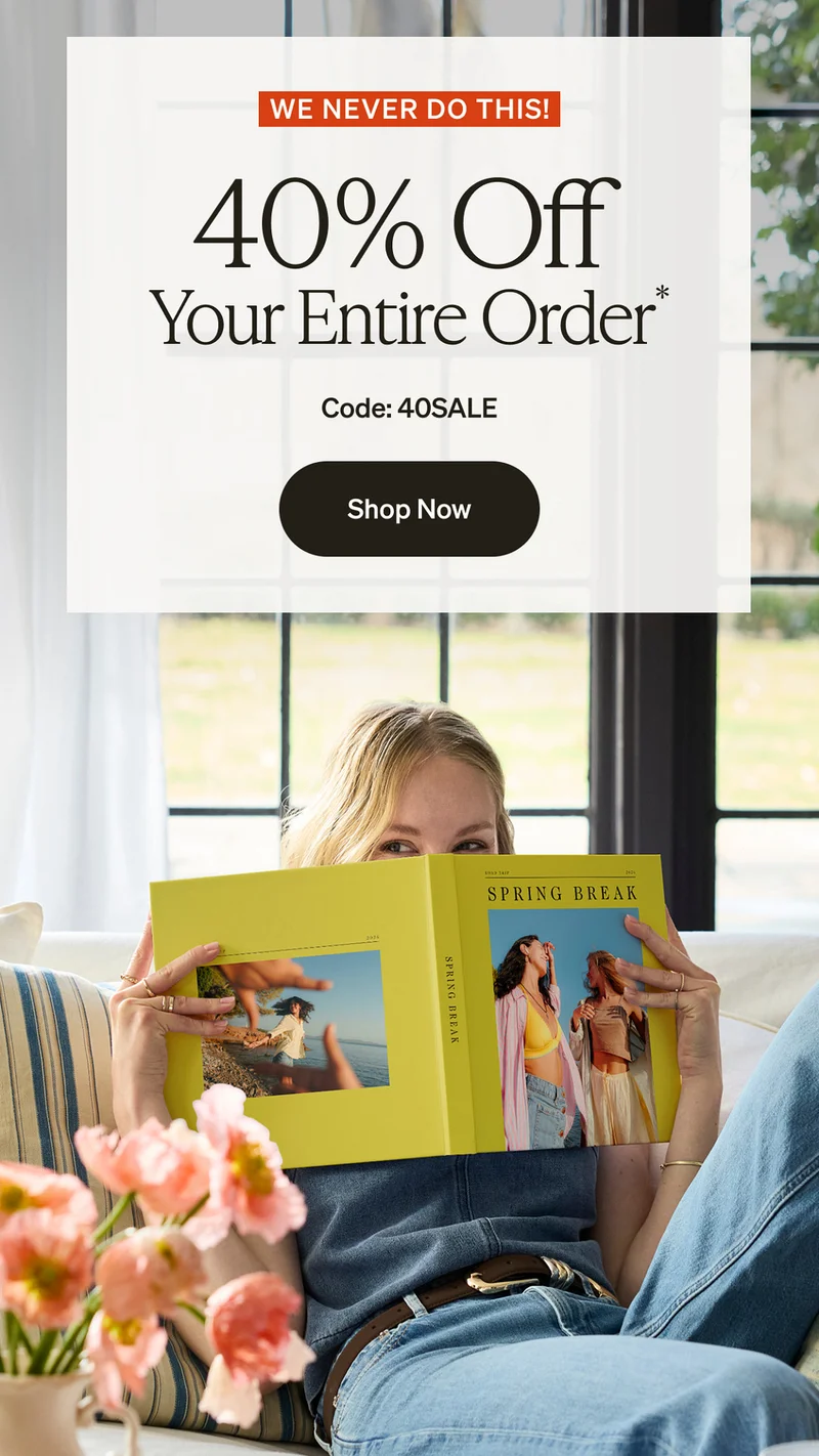 40% Off Your Entire Order