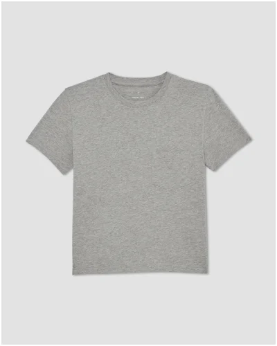 [IMAGE]The Organic Cotton Box-Cut Tee in Heathered Grey