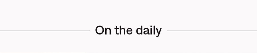 On the daily