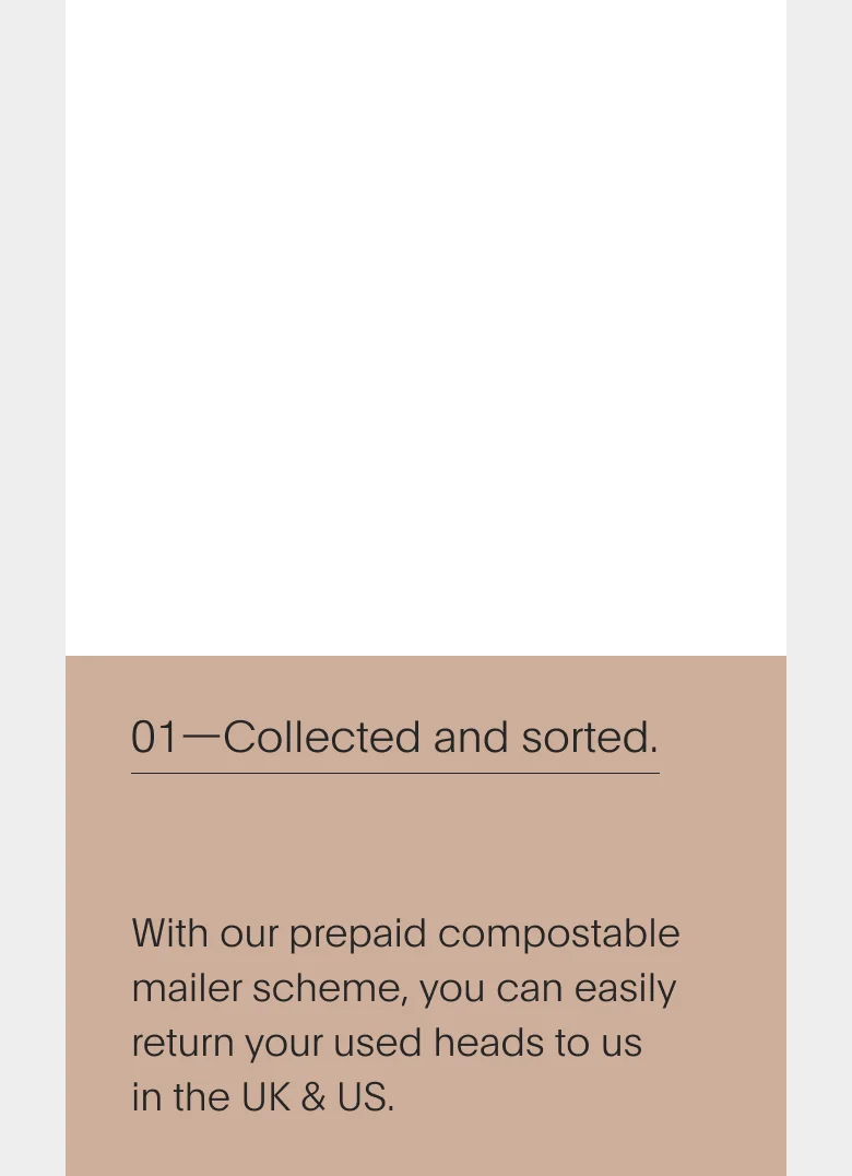 1 - Collected and sorted.