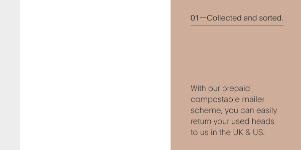 1 - Collected and sorted.