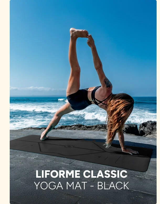 Liforme Classic Yoga Mat – Black