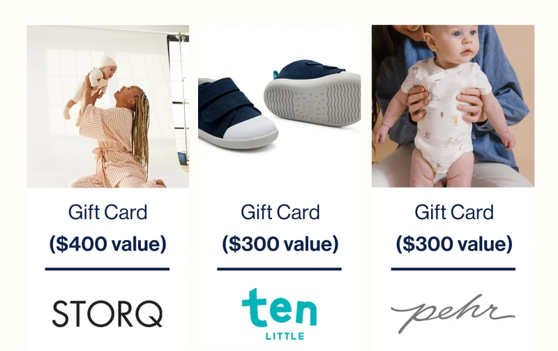 The winner will get: $500 Gift Card to Newton: Discover safer, healthier products for your little one’s rest and play. CuboAi Smart Health Bundle ($499 ARV): Stay connected and worry-free with this advanced baby monitoring system. Bumbleride Single Stroller ($699 ARV): Enjoy smooth strolls with this top-of-the-line, eco-friendly stroller. $500 Gift Card to Hatch Gal: Elevate your maternity style with chic, comfortable essentials designed for every stage of motherhood. $400 Gift Card to Storq: Treat yourself to comfortable and stylish maternity and nursing wear. $450 Gift Card to Mina Baie: Carry all your baby essentials in luxury with a chic diaper bag. $300 Gift Card to Pehr: Dress your little one in beautifully crafted, charming baby clothes. $300 Gift Card to Ten Little: Outfit your little one with thoughtfully designed shoes and accessories. $450 Gift Card to Lalo: Create the perfect mealtime setup with stylish and functional baby gear. $400 Gift Card to Amara: Nourish your baby with high-quality, organic baby food. $500 Gift Card to Tubby Todd: Pamper your baby with gentle, effective bath products. Sponsored in Part By Pregnant Chicken