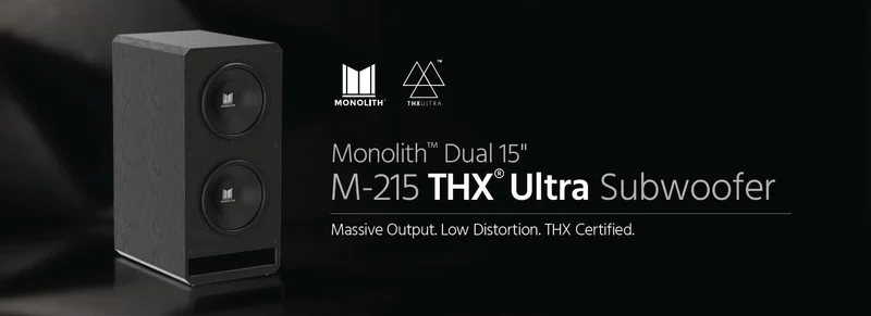 Monolith Dual 15" M-215 THX Ultra Subwoofer