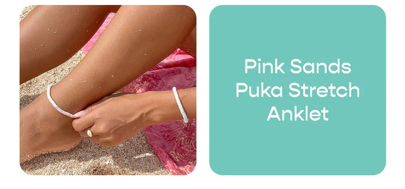 Pink Sands Puka Stretch Bracelet