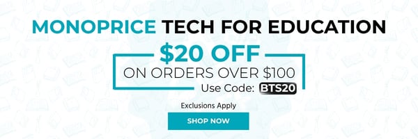 Monoprice Tech For Education: $20 Off On Orders Over $100. Use Code: BTS20. Exclusions Apply. Shop Now.