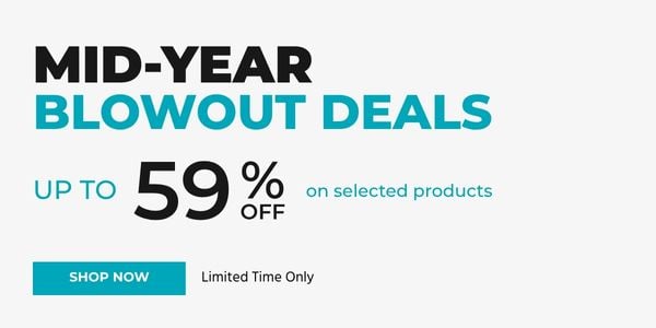 Mid- Year Blowout Deals! Up To 59% Off On Selected Products. Limited Time Only. Shop Now.