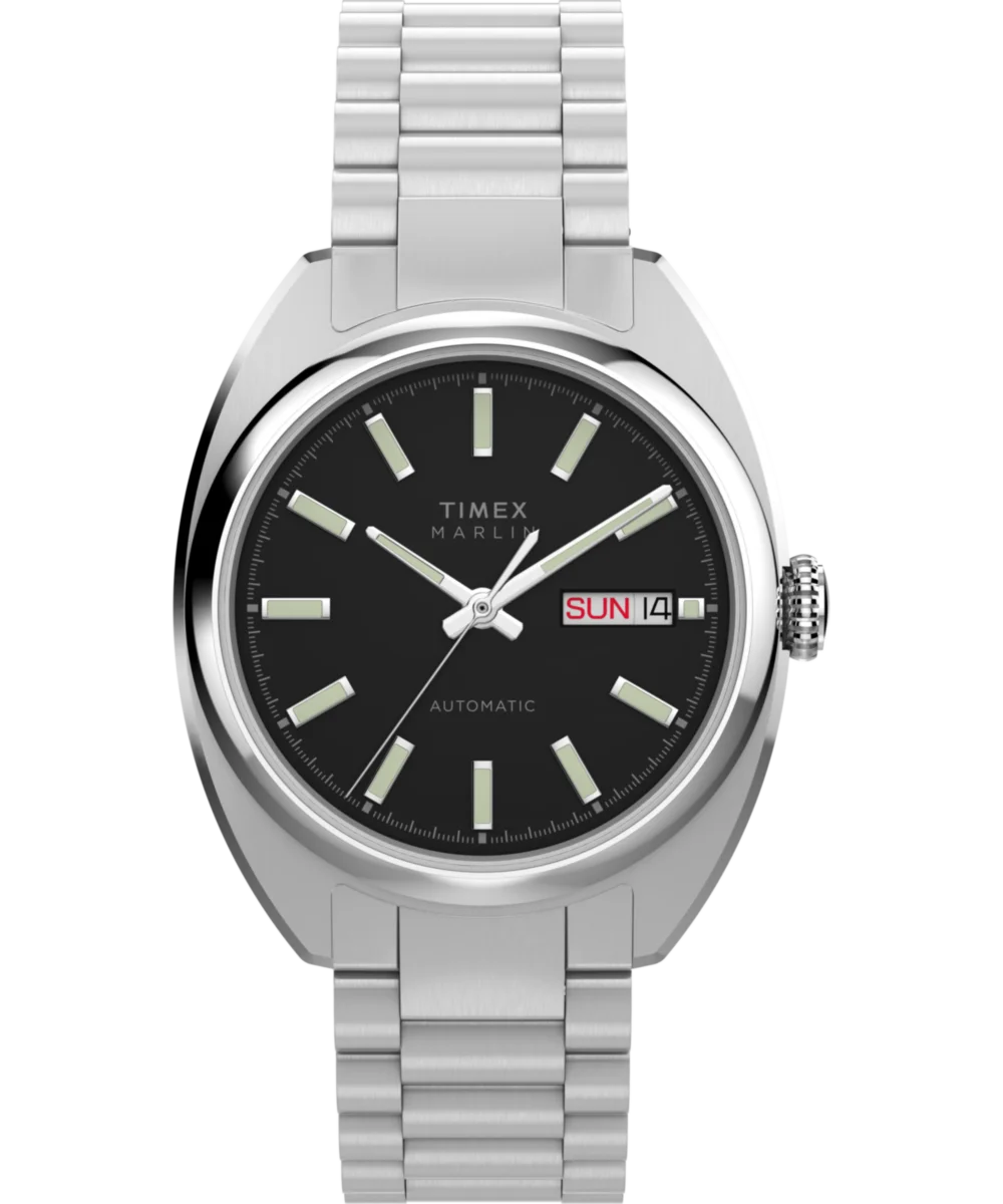 Image of Marlin® Draper Automatic 37mm Stainless Steel Bracelet Watch