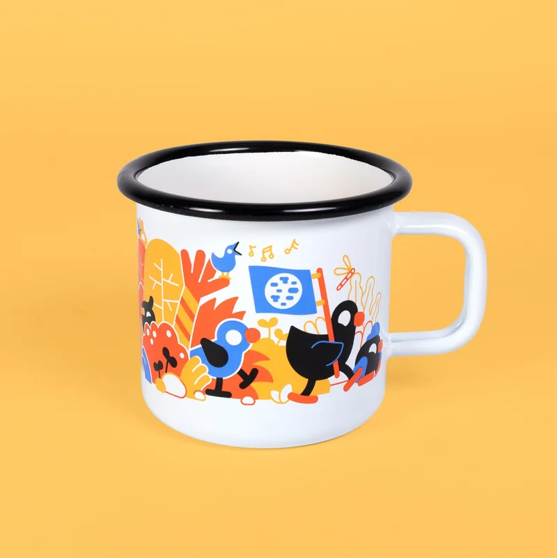 Image of Duck & Friends Enamel Mug