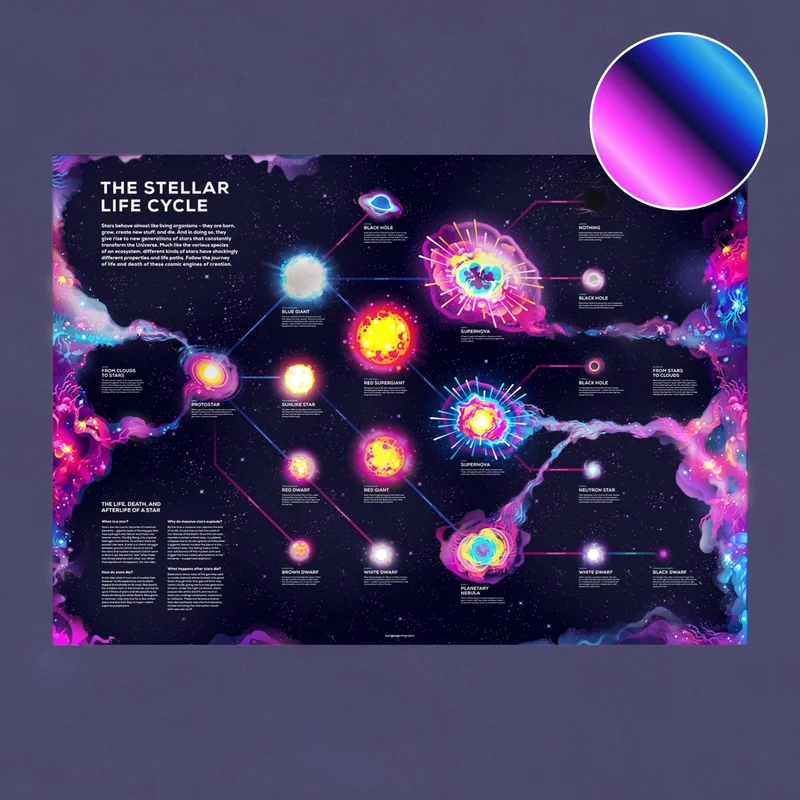 Image of Stellar Life Cycle Poster