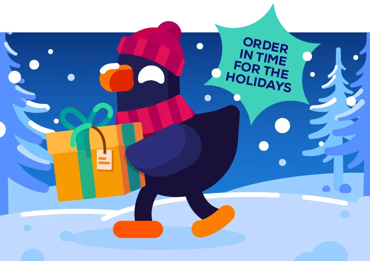 Order in Time For The Holidays!
