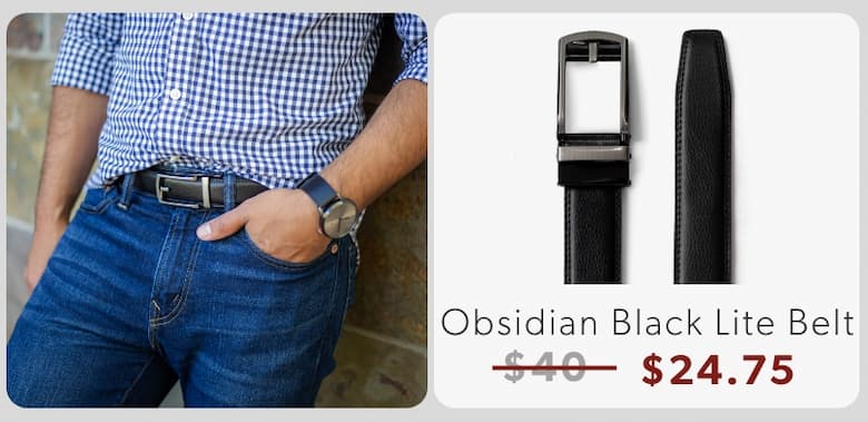 Obsidian Black Lite Belt Obsidian Black Lite Belt