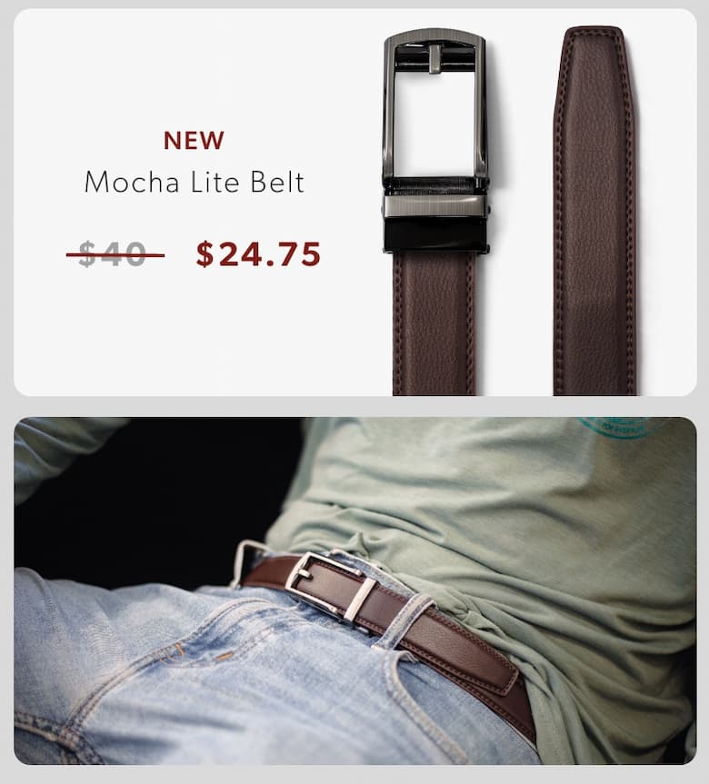 Mocha Lite Belt Mocha Lite Belt