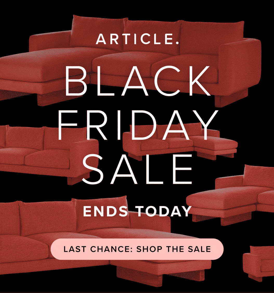 Our biggest sale of the year is coming to a close. This is your last chance to get up to 40% off on hundreds of styles.
