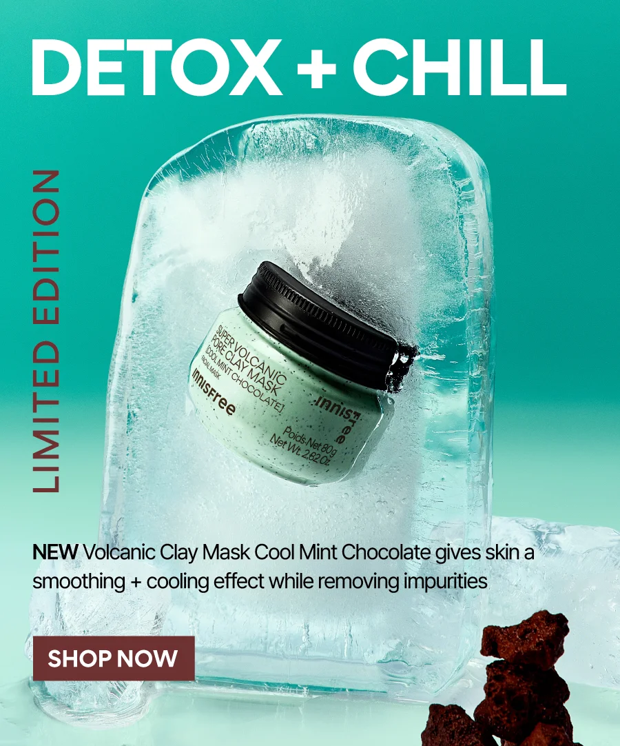 VOLCANIC CLAY MASK COOL MINT CHOCOLATE