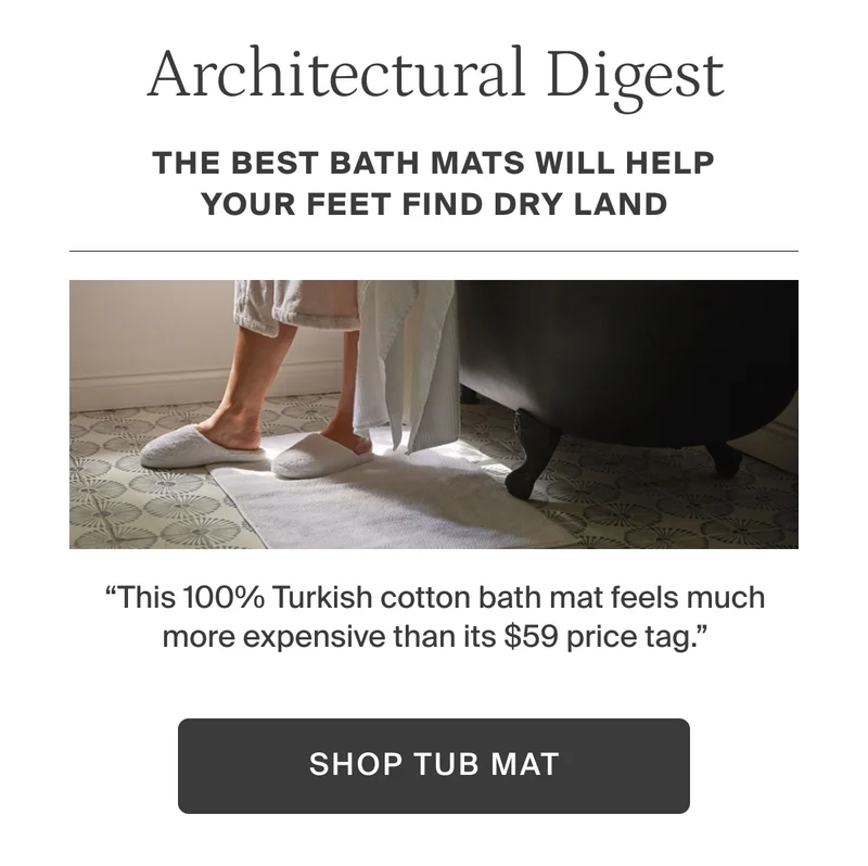 Architectural Digest, The best bath mats will help your feet find dry land. Shop tub mat.