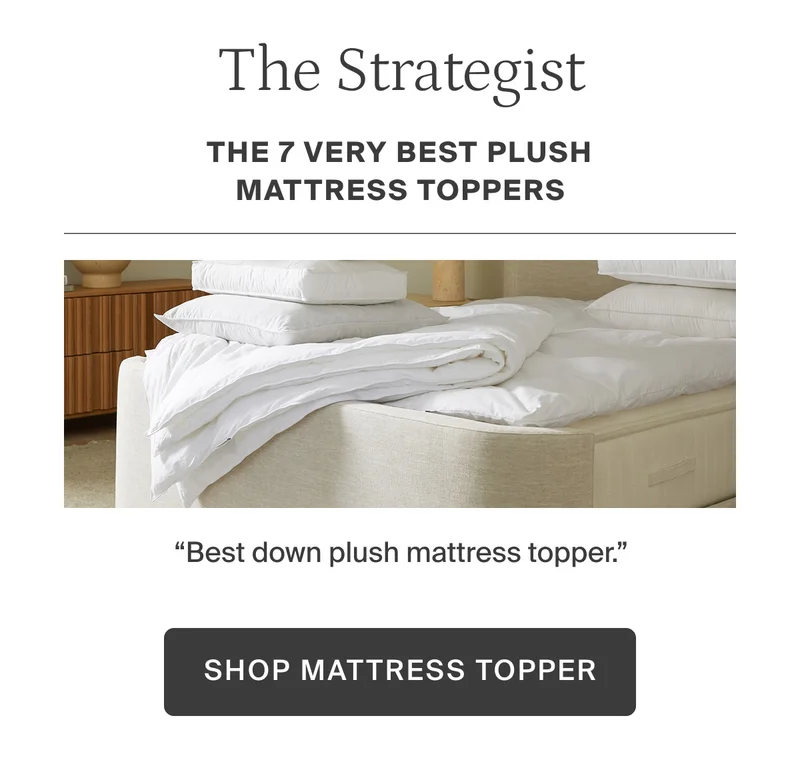 The Strategist, the 7 very best plush mattress toppers. Shop mattress topper.