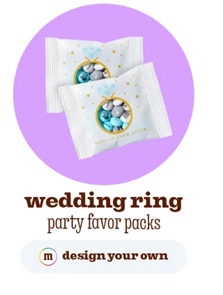 WEDDING RING PARTY FAVOR PACKS