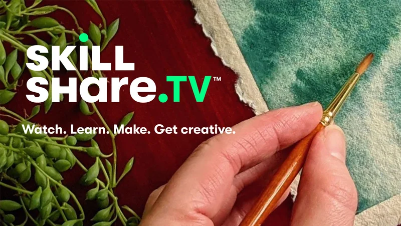 Skillshare available now on LG TV!