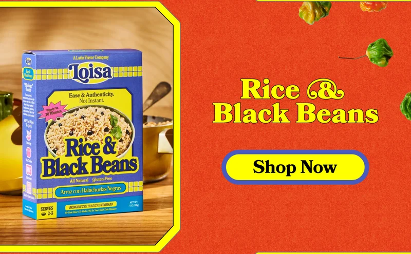 Rice & Black Beans. Shop Now