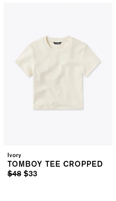 Tomboy Tee Cropped