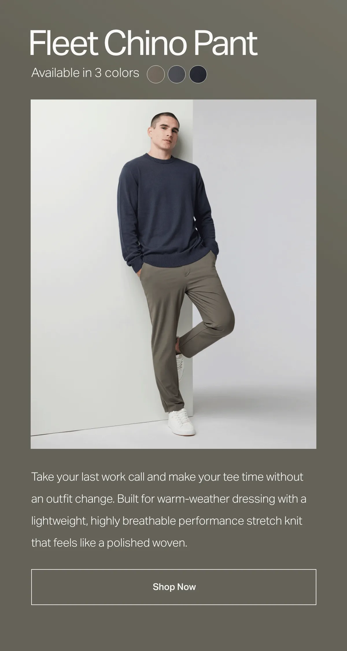 Fleet Chino Pant