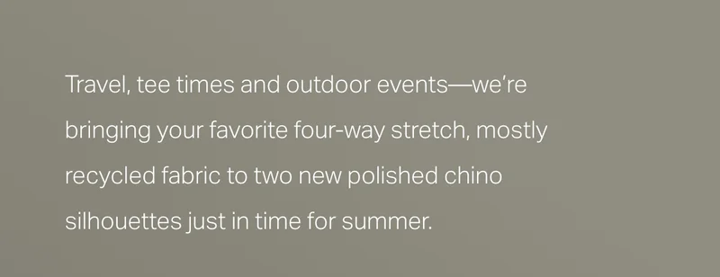 Travel, tee times and outdoor events.