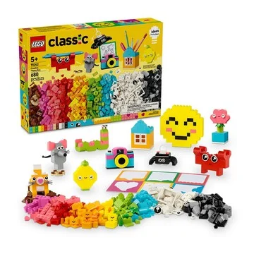 LEGO Classic Creative Happy Box Colorful Building Bricks Set