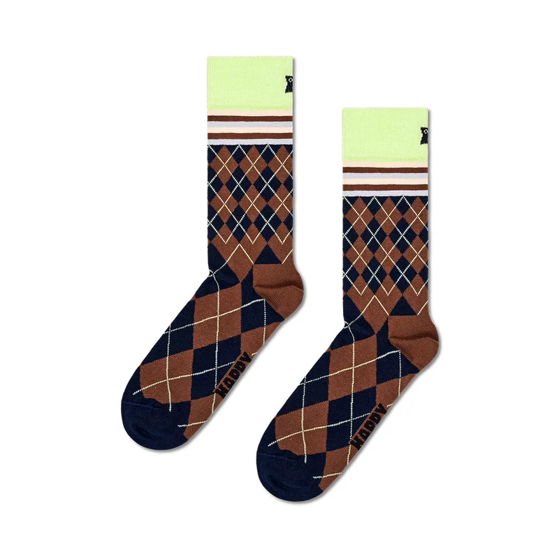 Mixed Argyle Sock