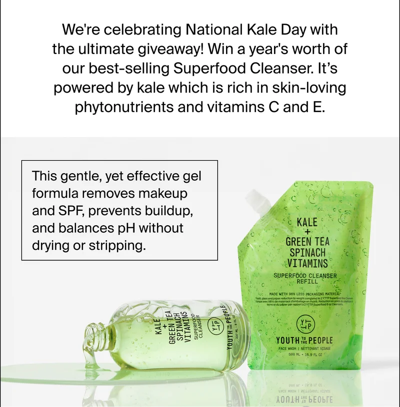 We're celebrating National Kale Day