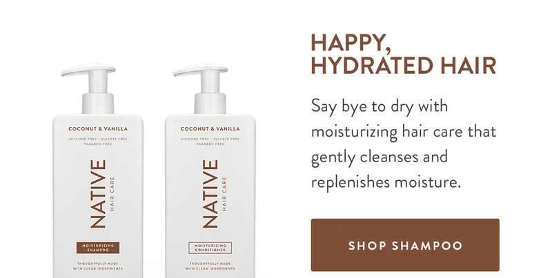 HAPPY, HYDRATED HAIR | Say bye to dry with moisturizing hair care that gently cleanses and replenishes moisture. |  SHOP SHAMPOO