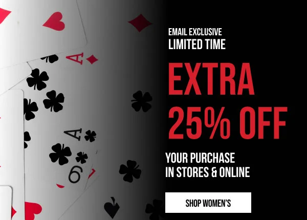 Extra 25% off Shop Women's