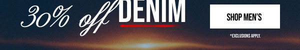 30% off Denim Shop Men's