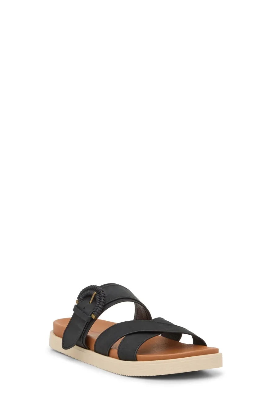 Image of Lucky Brand Morissa Slide - Women's Accessories Shoes Slides in Medium Light Beige