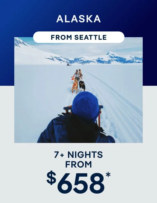 Alaska – 7 Nights From Seattle – Click to View Cruises & Book Now