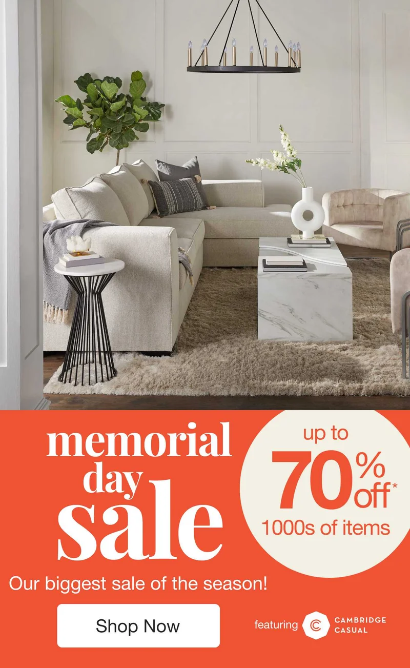 70% off 1000s of item*