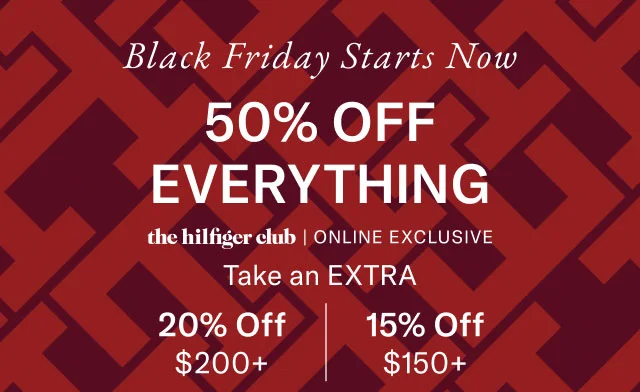 Black Friday Starts Now