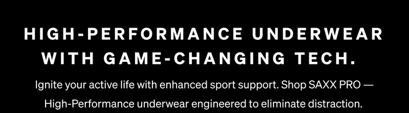 High-Performance underwear with game-changing tech.