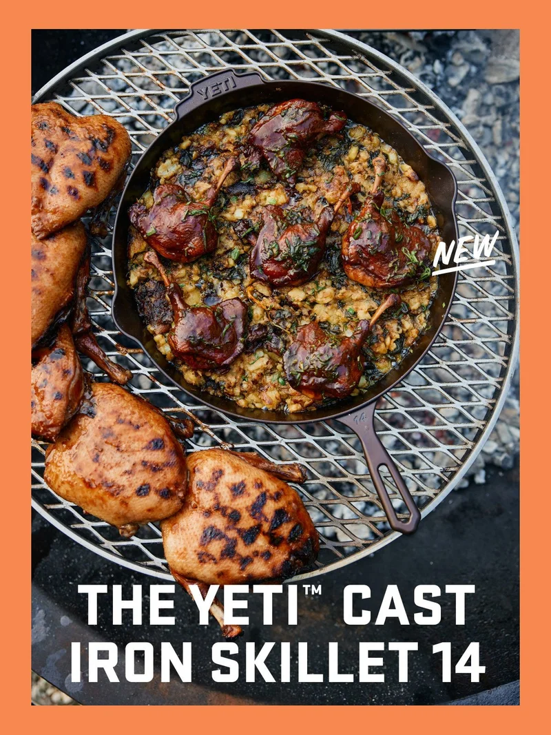 The New YETI™ Cast Iron Skillet 14